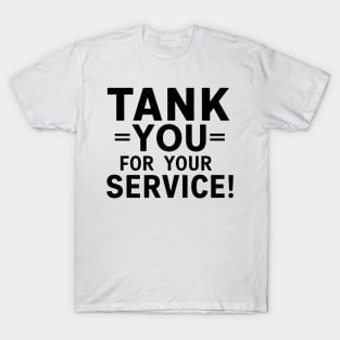 Tank You: Bold Typography on the Frontlines T-Shirt